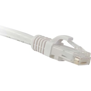 ENET Cat6 White 6 Foot Patch Cable with Snagless Molded Boot (UTP) High-Quality Network Patch Cable RJ45 to RJ45 - 6Ft