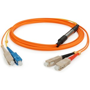 AddOn 2m Cisco CAB-MCP50-SC-2M Compatible SC (Male) to SC (Male) Orange OM2 & OS1 Duplex Fiber Mode Conditioning Cable