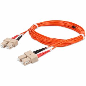 AddOn 3m SC (Male) to SC (Male) Orange OM2 Duplex Fiber OFNR (Riser-Rated) Patch Cable