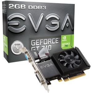 EVGA NVIDIA GeForce GT 710 Graphic Card - 2 GB DDR3 SDRAM - Low-profile