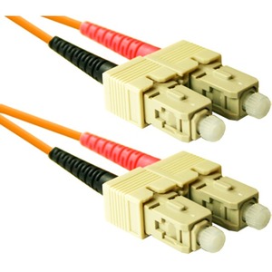 ENET 8M SC/SC Duplex Multimode 50/125 OM2 or Better Orange Fiber Patch Cable 8 meter SC-SC Individually Tested