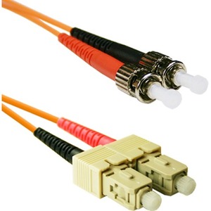 ENET 4M SC/ST Duplex Multimode 50/125 OM2 or Better Orange Fiber Patch Cable 4 meter SC-ST Individually Tested