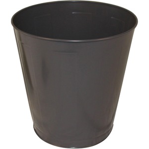 Round Metal Wastebasket