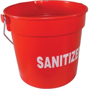 Deluxe Heavy-Duty Bucket With Sanitizer Imprint
