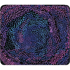 OTM Prints Black Mouse Pad, Petals Cool