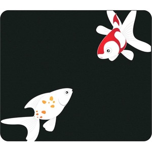 OTM Iconic Prints Black Mouse Pad, Goldfish