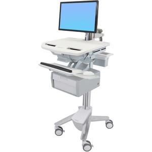 Ergotron StyleView Cart with LCD Arm, 1 Tall Drawer (1x1)