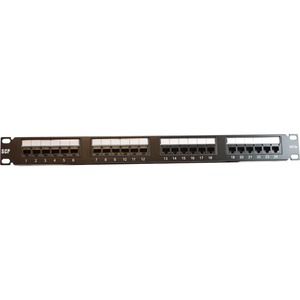 SCP 24 Port Loaded- Cat5E UTP Patch Panel - 1 EA/Box