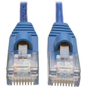 Tripp Lite 5ft Cat5e Cat5 Snagless Molded Slim UTP Patch Cable RJ45 M/M Blue 5'