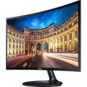 Samsung C24F390FHN 23.5" Full HD Curved Screen LCD Monitor - 16:9 - High Glossy Black