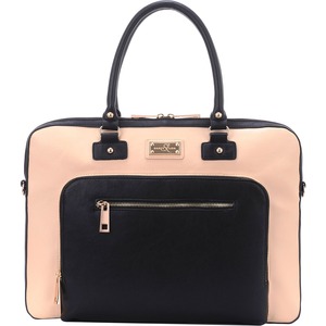 Sandy Lisa London Carrying Case for 15.6" Notebook - Cream, Black