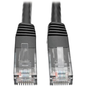 Tripp Lite 7ft Cat6 Gigabit Molded Patch Cable RJ45 M/M 550MHz 24 AWG Black