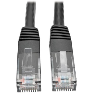 Tripp Lite 3ft Cat6 Gigabit Molded Patch Cable RJ45 M/M 550MHz 24 AWG Black