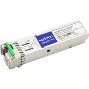 AddOn Cisco Compatible TAA compliant 1000Base-BX SFP Transceiver (SMF; 1570nmTx/1510nmRx; 120km; LC)