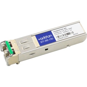 AddOn Emerson VE6050T04 Compatible TAA Compliant 100Base-LH SFP Transceiver (SMF, 1310nm, 100km, LC, Rugged)