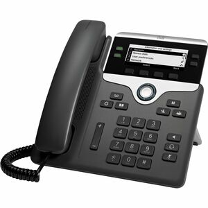 Cisco 7841 IP Phone - Corded - Corded - Tabletop, Wall Mountable - Black - TAA Compliant