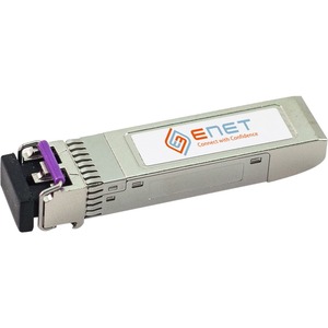 ENET Calix Compatible 100-01667 TAA Compliant Functionally Identical 1000BASE-BX Bi-Di SFP iTemp 1550nm TX/1310nm RX 10km w/DOM Single-mode Simplex LC