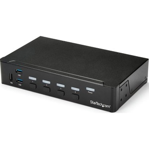 StarTech.com 4-Port HDMI KVM Switch - Built-in USB 3.0 Hub for Peripheral Devices - 1080p