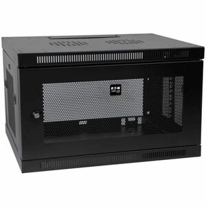 Tripp Lite by Eaton SmartRack SRW6UDP 6U Wall Mountable Rack Cabinet for Server - 482.60 mm Rack Width x 520.70 mm Rack Depth - Black