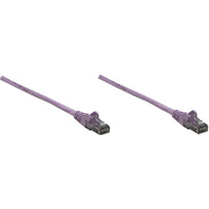 Intellinet Network Solutions Cat6 UTP Network Patch Cable, 5 ft (1.5 m), Purple