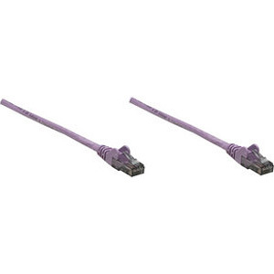 Intellinet Network Solutions Cat6 UTP Network Patch Cable, 10 ft (3.0 m), Purple