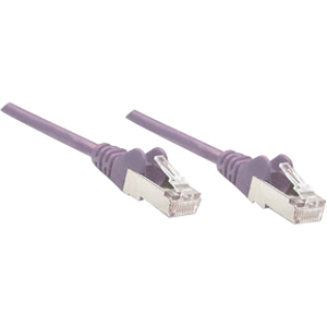 Intellinet Network Solutions Cat5e UTP Network Patch Cable, 100 ft (30 m), Purple