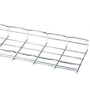 Black Box Basket Tray Section - 2"H x 10'L x 8"W, Steel, 3-Pack