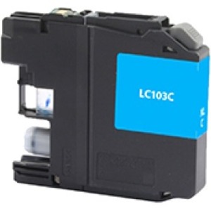 West Point High Yield Inkjet Ink Cartridge - Alternative for Brother (LC-103C) - Cyan Pack