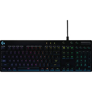 Logitech Orion Spectrum G810 Keyboard - Cable Connectivity - USB 2.0 Interface - English (UK) - Black
