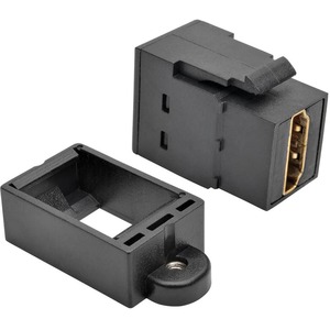 Tripp Lite by Eaton HDMI All-in-One Keystone/Panel Mount Coupler (F/F), Black