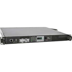 Tripp Lite PDU 7.7kW Single-Phase 200-240V Monitored Automatic Transfer Switch PDU Two 32A IEC309 32A Blue Inputs 1 IEC309 32A Outlet 1U