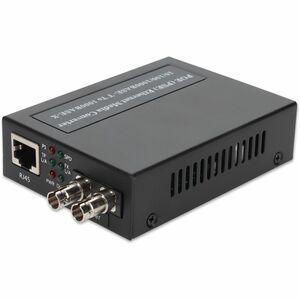 AddOn 10/100/1000Base-TX(RJ-45) to 1000Base-MX(ST) MMF 1310nm 2km IEEE802.3at/48V/1.0A/50W POE Media Converter