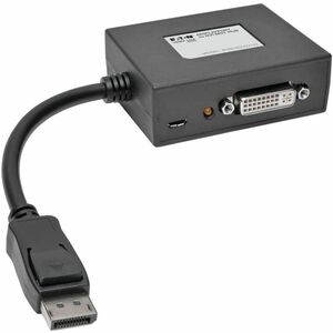 Tripp Lite 2-Port DisplayPort to DVI Multi-Stream Transport Hub 1080p TAA