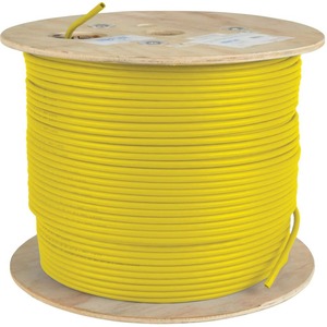 Tripp Lite 1000ft Cat5 / Cat5e Bulk Cable Solid Core CMR PVC Yellow 1000'