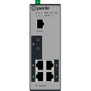 Perle IDS-205F - Managed Industrial Ethernet Switch with Fiber