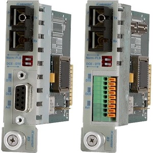 Omnitron Systems Managed Serial RS-232 to Fiber Media Converter