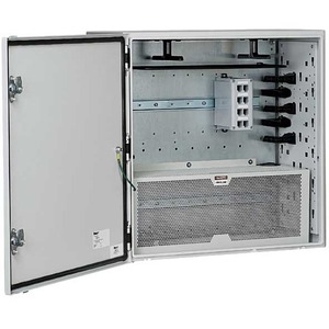 Panduit Network Zone Enclosure, 24"x24" , Steel, 2 Switches