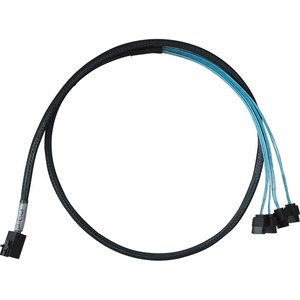 HighPoint 1 Meter Cable Length, SFF-8643 to Controller and 4x SATA to 4x SATA Drives