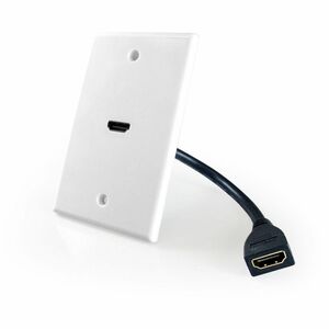 Comprehensive HDMI Wallplate 1 Port Pigtail