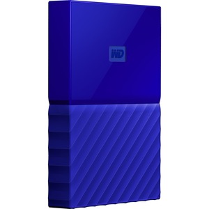 WD My Passport WDBYFT0030BBL-WESN 3 TB Portable Hard Drive - External - Blue