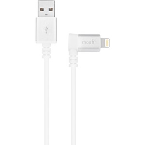 Moshi Charge quickly and ergonomically with this 90-degree Lightning to USB Cable