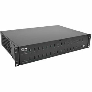 Tripp Lite 32-Port USB Charging Station with Syncing, 230V, 5V 80A (400W) USB Charger Output, 2U Rack-Mount