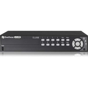 EverFocus 8 CH, H.264, 1080p Hybrid(AHD + TVI)DVR - 4 TB HDD