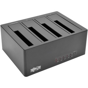 Tripp Lite by Eaton 4-Bay USB 3.2 Gen1/eSATA to SATA Docking Station with Cloning 2.5 in. to 3.5 in. SATA Hard Drives