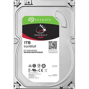 Seagate IronWolf ST1000VN002 1 TB Hard Drive - 3.5" Internal - SATA (SATA/600) - Conventional Magnetic Recording (CMR) Method