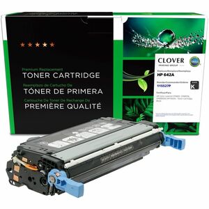 CTG Remanufactured Laser Toner Cartridge - Alternative for HP 642A (CB400A) - Black - 1 Each