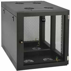 Tripp Lite by Eaton SmartRack SRW12UHD 12U Wall Mountable Rack Cabinet for Server - 482.60 mm Rack Width x 825.50 mm Rack Depth - Black