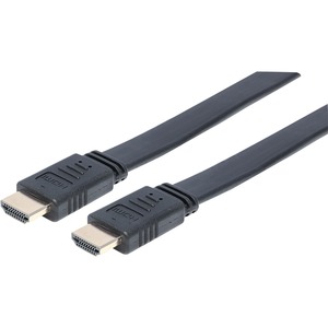 Manhattan Flat High Speed HDMI Cable with Ethernet - 25 ft