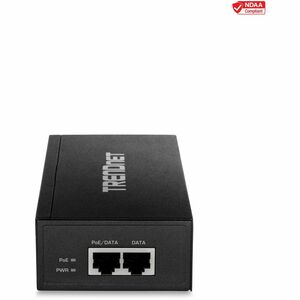 TRENDnet Gigabit Ultra PoE+ Injector, Supplies PoE (15.4W), PoE+(30W) Or Ultra PoE(60W), Network A PoE Device Up To 100m(328 ft), Supports IEEE 802.3af,802.at,Ultra PoE, Plug & Play, Black, TPE-117GI