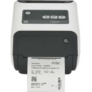 Zebra ZD420-HC Desktop Thermal Transfer Printer - Monochrome - Label Print - USB - Bluetooth